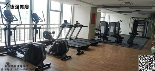 平安銀行濟(jì)南某分行的銀行健身房